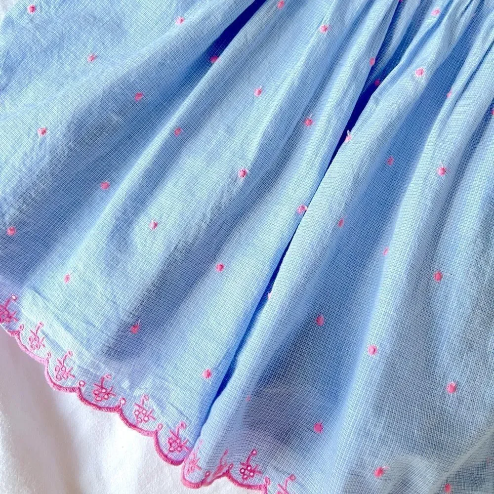 GAP little girls eyelet ruffled dress